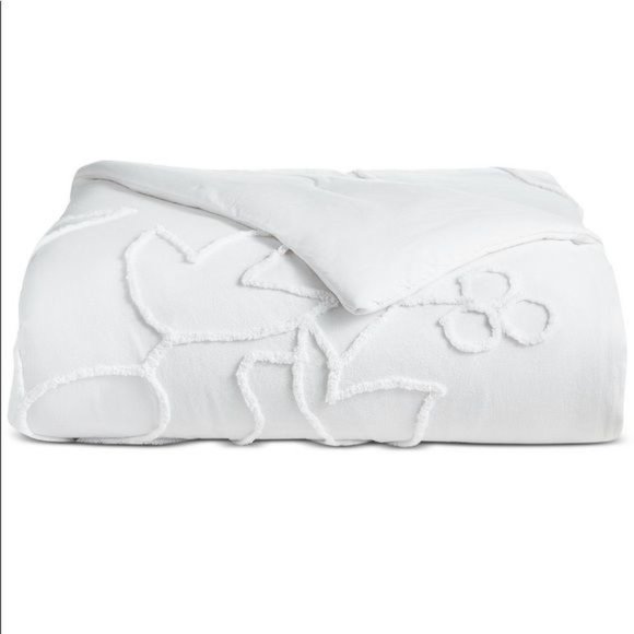 *Tufted-Chenille Exploded Floral Bedding Collection, Full/Queen - Picture 3 of 5